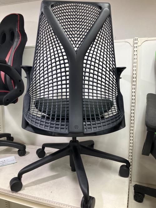 Herman Miller (ハーマンミラー) セイルチェア AS1YA23HA-1442 ブラック×グリーン Suspension Mid-Back