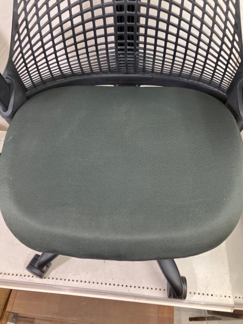 Herman Miller (ハーマンミラー) セイルチェア AS1YA23HA-1442 ブラック×グリーン Suspension Mid-Back