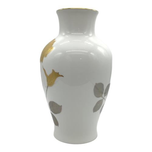 大倉陶園 (オオクラトウエン) 金蝕バラ　28cm　花瓶