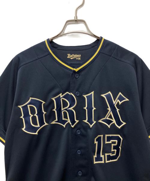 オリックス・バファローズ (オリックス・バファローズ) 野球ユニフォーム ネイビー サイズ:M