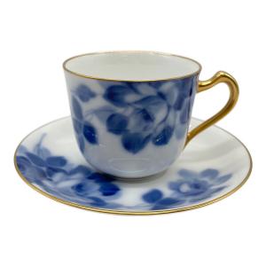 大倉陶園 (オオクラトウエン) コーヒーカップ&ソーサー ブルーローズ