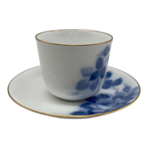 大倉陶園 (オオクラトウエン) コーヒーカップ&ソーサー ブルーローズ