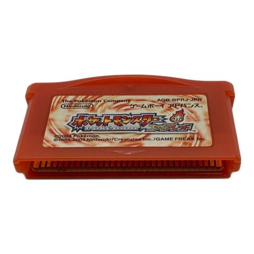 Nintendo　ポケットモンスターファイアーレッド ゲームボーイアドバンス用ソフト