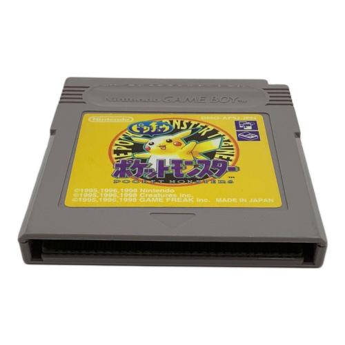 Nintendo　ポケットモンスターピカチュウ ゲームボーイ用ソフト