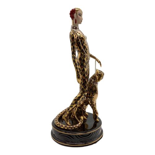 ERTE (エルテ) フィギュリン フランクリンミント Leopard limited edition