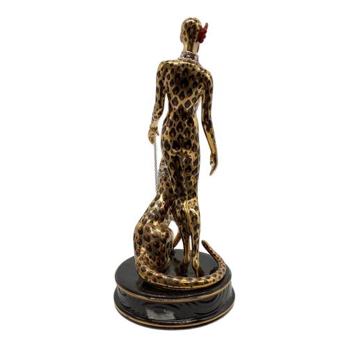 ERTE (エルテ) フィギュリン フランクリンミント Leopard limited edition