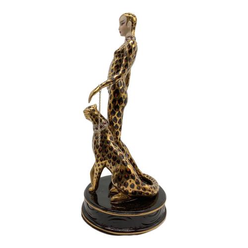 ERTE (エルテ) フィギュリン フランクリンミント Leopard limited edition