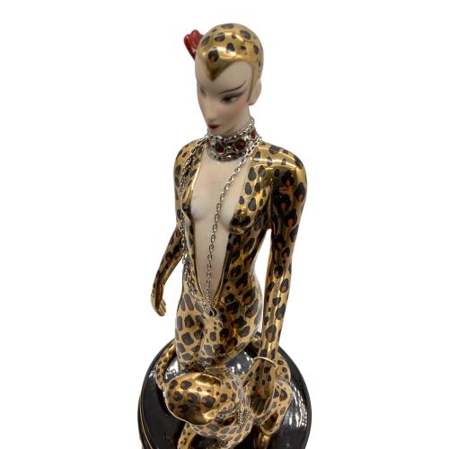 ERTE (エルテ) フィギュリン フランクリンミント Leopard limited edition
