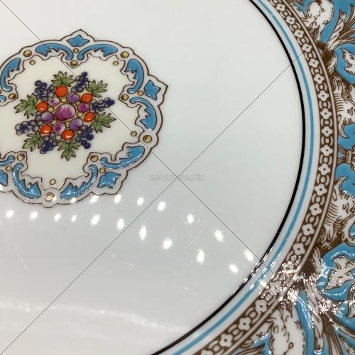 Wedgwood (ウェッジウッド) プレート オクタゴナルディッシュ/24cm フロレンティーン・ターコイズ