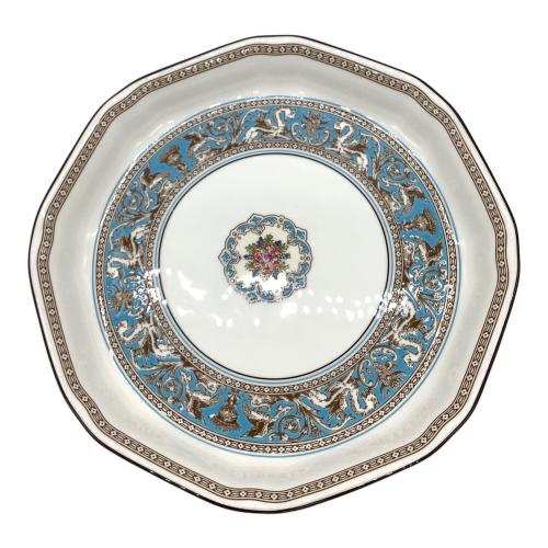 Wedgwood (ウェッジウッド) プレート オクタゴナルディッシュ/24cm フロレンティーン・ターコイズ