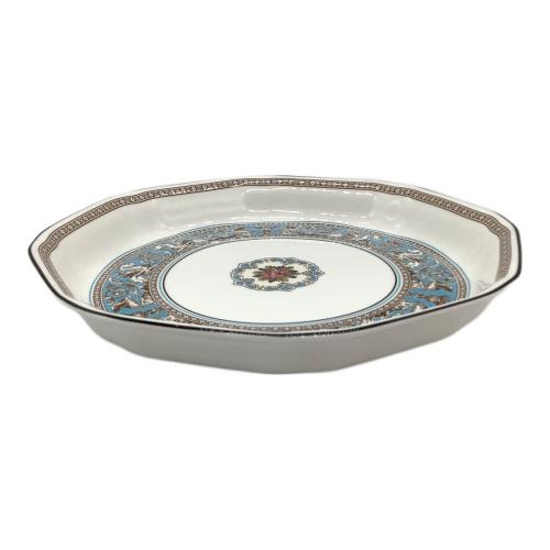 Wedgwood (ウェッジウッド) プレート オクタゴナルディッシュ/24cm フロレンティーン・ターコイズ