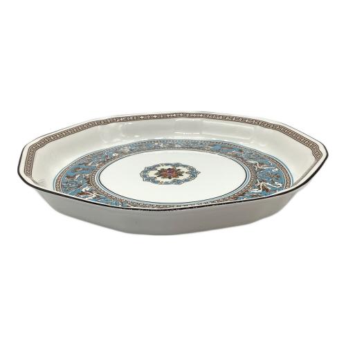 Wedgwood (ウェッジウッド) プレート オクタゴナルディッシュ/24cm フロレンティーン・ターコイズ