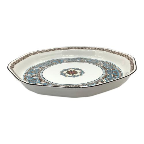 Wedgwood (ウェッジウッド) プレート オクタゴナルディッシュ/24cm フロレンティーン・ターコイズ