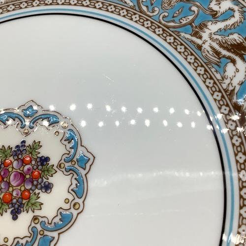 Wedgwood (ウェッジウッド) プレート オクタゴナルディッシュ/24cm フロレンティーン・ターコイズ