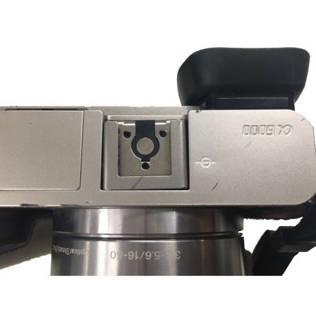 SONY (ソニー) ミラーレス一眼カメラ ILCE-6000 2430万画素 SDカード対応 3126035 α6000　ダブルズームレンズキット