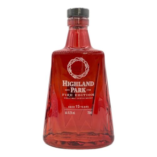 HIGHLAND PARK(ハイランドパーク) スコッチウィスキー 700ml  ファイアエディション 15年