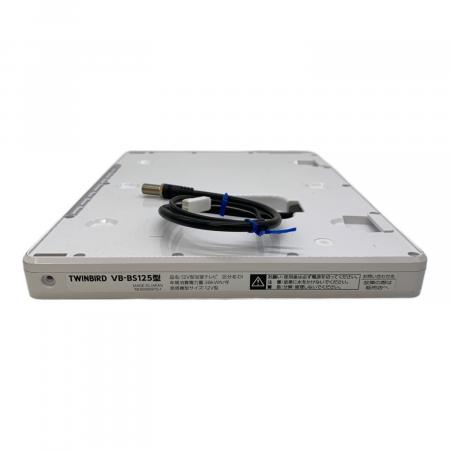 TWINBIRD VB-BS125W 浴室テレビ Amazon | ツインバード 【日本製】12V型液晶 地上デジタル・BS、110°CS