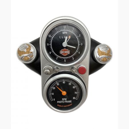 HARLEY-DAVIDSON スピードメーター型 置時計 フォトフレーム