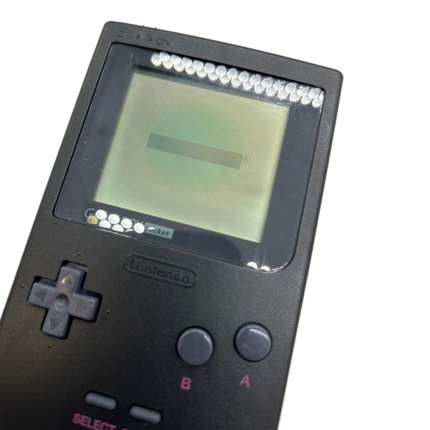 Nintendo (ニンテンドウ) GAMEBOY pocket 液晶画面変色あり MGB-001