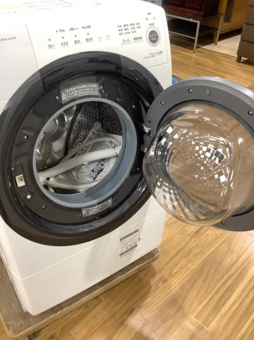 SHARP (シャープ) ドラム式洗濯乾燥機 7.0kg 3.5kg ES-S7F-WR 2021年製 クリーニング済 50Hz／60Hz