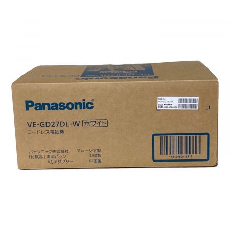 Panasonic (パナソニック) 子機付電話機 VE-GD27