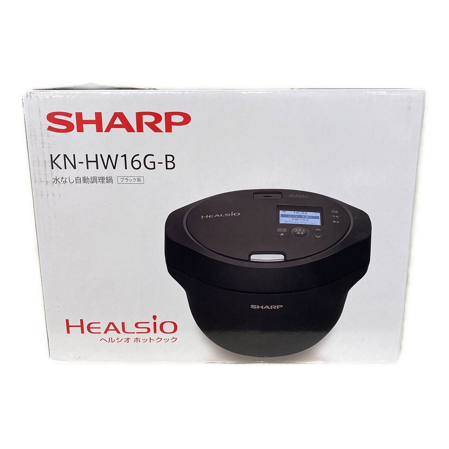 SHARP (シャープ) 水なし自動調理鍋 HEALSIO ホットクック KN-HW16GB 