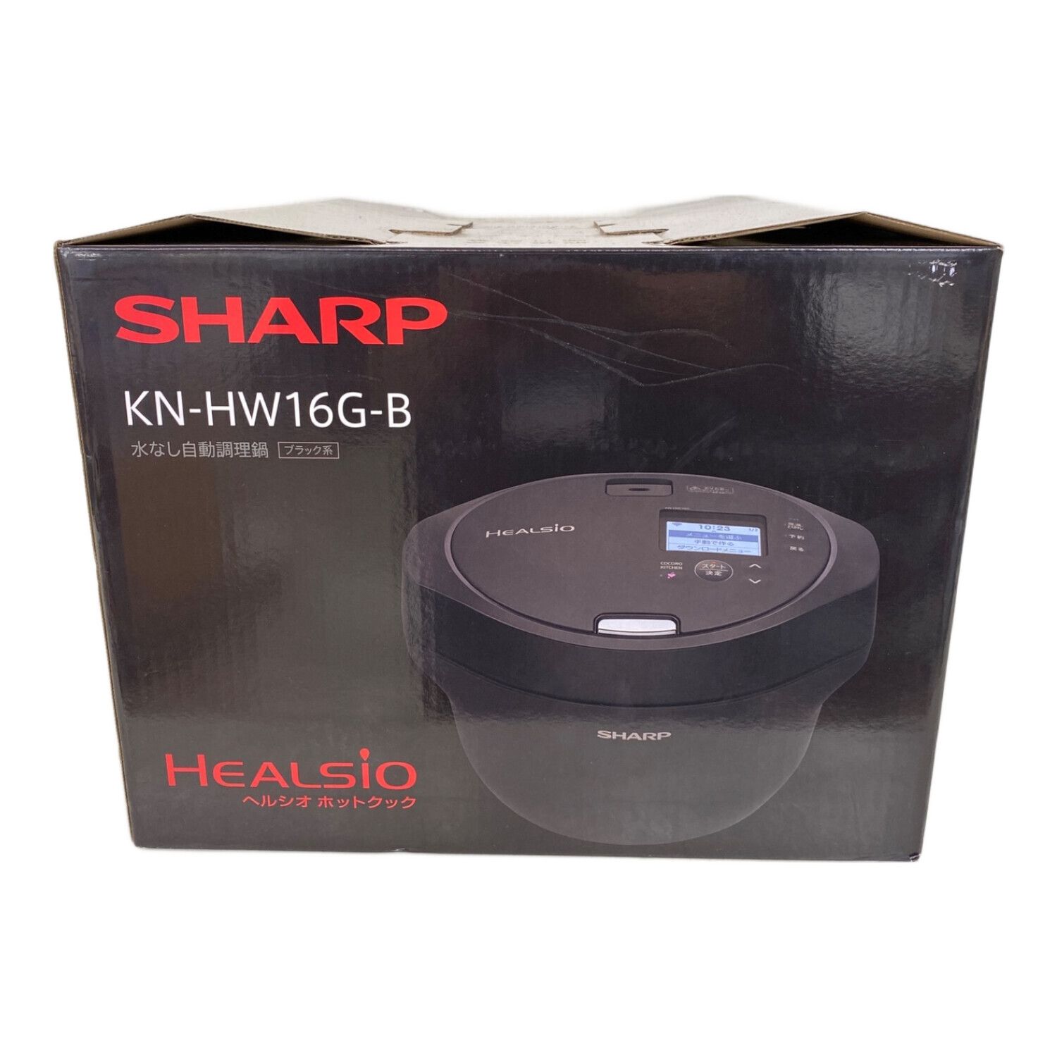 SHARP (シャープ) 水なし自動調理鍋 HEALSIO ホットクック KN-HW16GB 