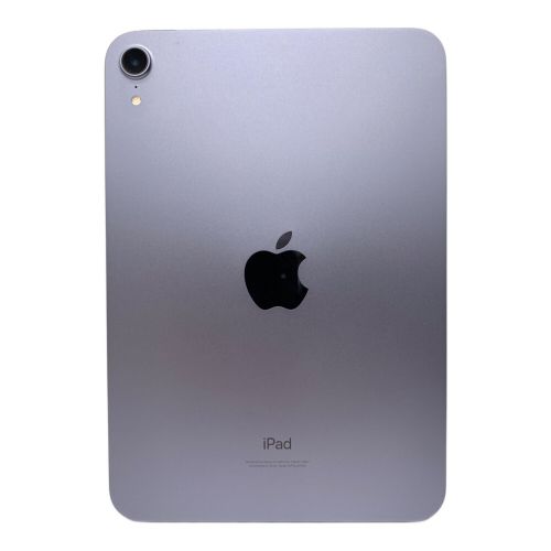 Apple (アップル) iPad mini(第6世代) MK7X3J/A SIM FREE 修理履歴無し 256GB iOS バッテリー:Aランク ○ SHVF9JJKHM2