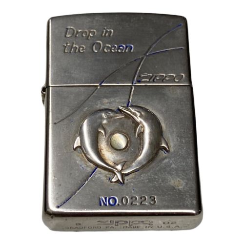 ZIPPO イルカ 0223 閉まり難有 2002年製