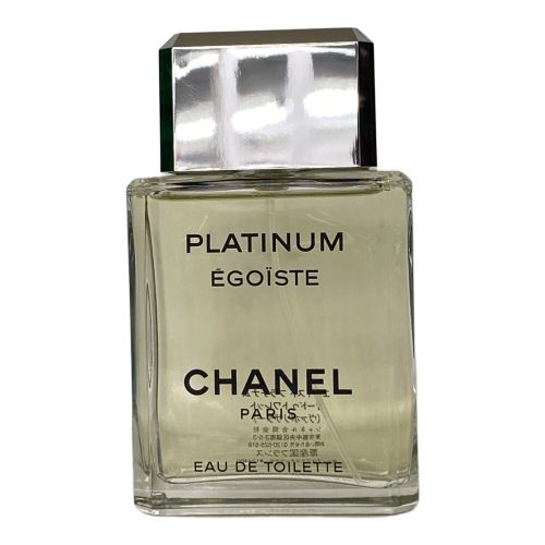 CHANEL (シャネル) オードゥ トワレット エゴイスト プラチナム ヴァポリザター 100ml 残量80%-99%