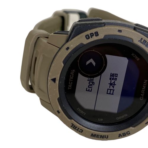 GARMIN (ガーミン) タフネスGPSウォッチ ブラック INSTINCT TACTICAL ラバーベルト 動作確認済み