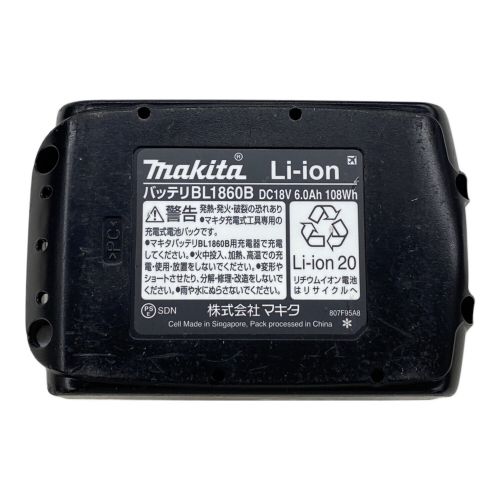 MAKITA (マキタ) 急速充電器&純正バッテリー DC18RF/BL1860B 純正バッテリー 0915523