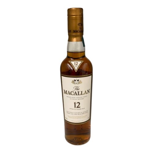 マッカラン (MACALLAN) スコッチウィスキー 350ml シェリーオークカスク 12年 未開封