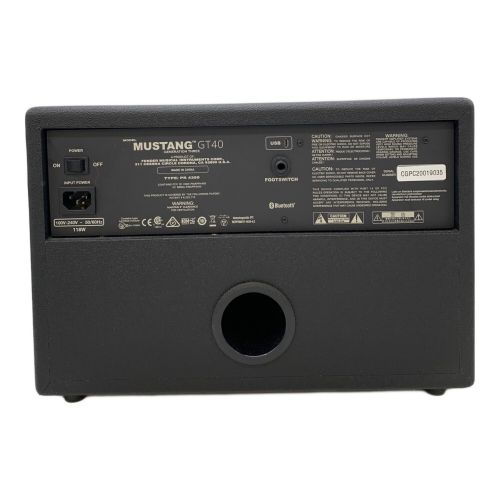 FENDER (フェンダー) ギターアンプ @ MUSTANG GT40 動作確認済み 2019年製