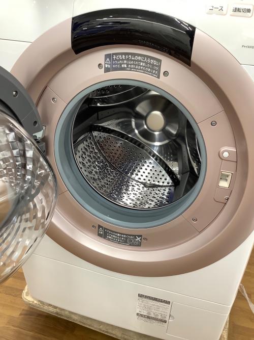 SHARP (シャープ) ドラム式洗濯乾燥機 7.0kg ES-S7G-NL 2022年製 クリーニング済 50Hz／60Hz