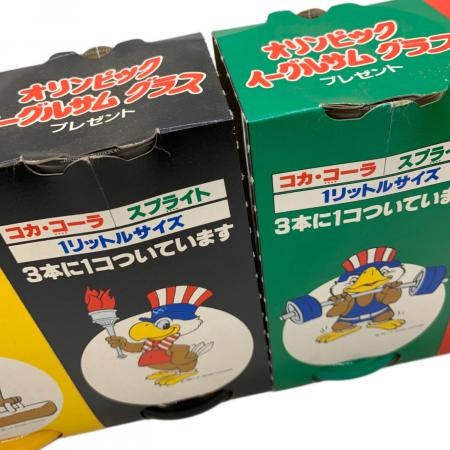 コカ・コーラ イーグルサムグラス 5Pセット 1984年 ロサンゼルス