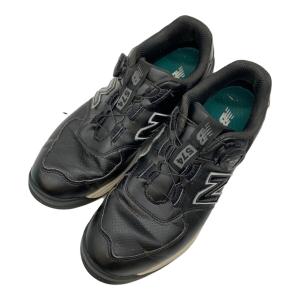 NEW BALANCE (ニューバランス) ゴルフシューズ メンズ SIZE 25.5cm ブラック スパイクレス UGBS574E