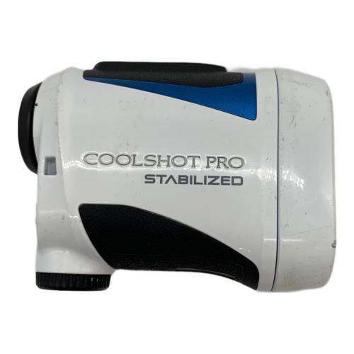 Nikon (ニコン) ゴルフ距離測定器 ホワイト ソフトケース付き COOLSHOT PRO STABILIZED