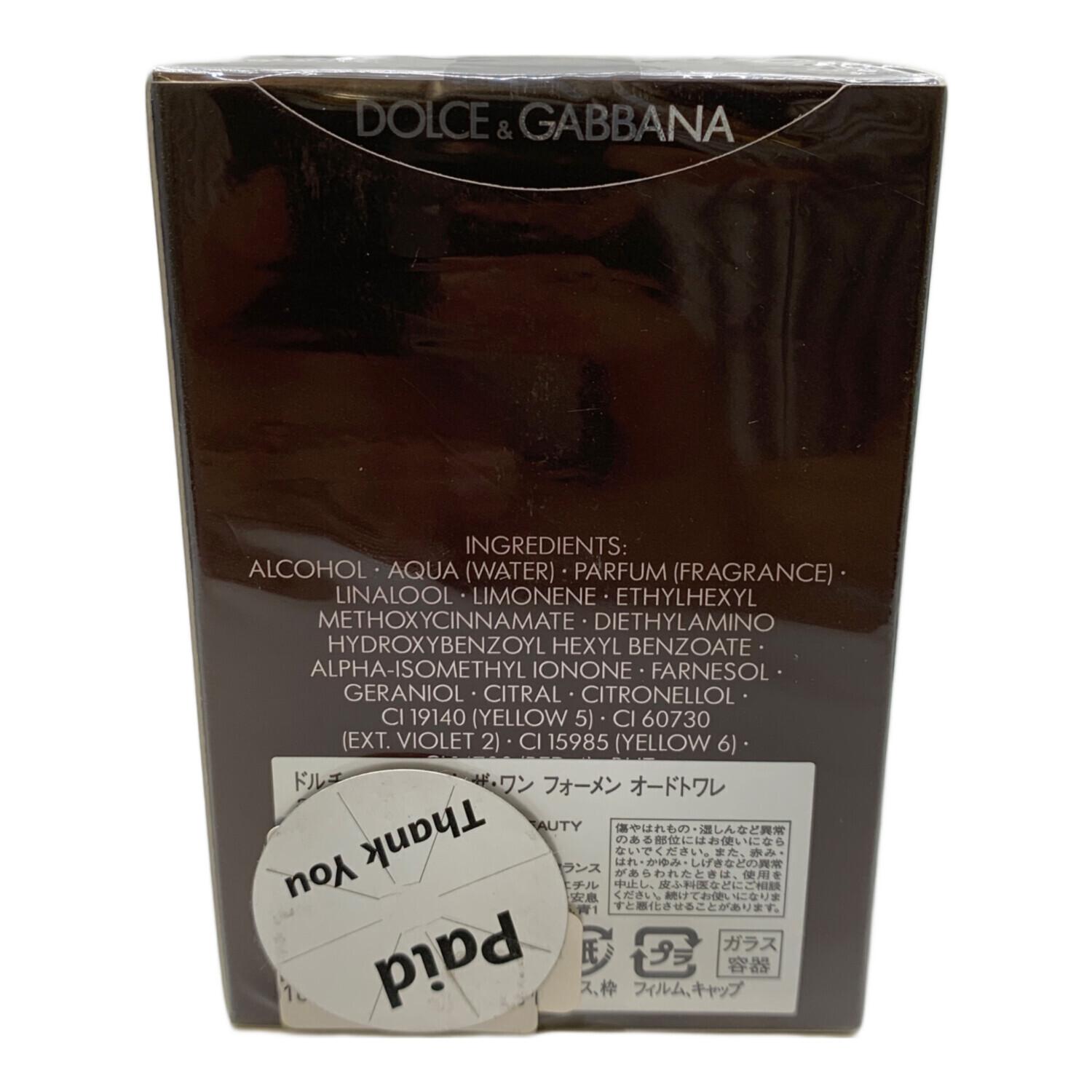 DOLCE & GABBANA (ドルチェ＆ガッバーナ) オードトワレ ザ・ワン