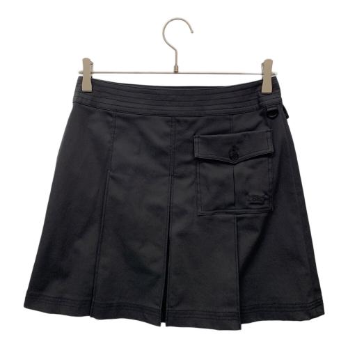 BURBERRY GOLF (バーバリーゴルフ) ラップスカート レディース SIZE 9 ブラック