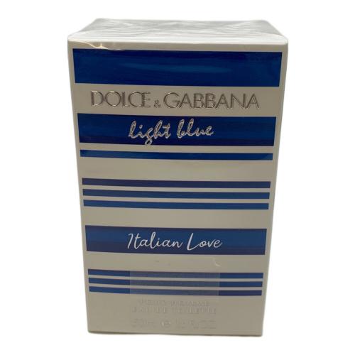 DOLCE & GABBANA (ドルチェ＆ガッバーナ) オードトワレ ライトブルー プールオム イタリアンラブ 50ml