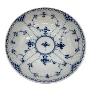ROYAL COPENHAGEN (ロイヤル・コペンハーゲン) ボウル 約21.5cm ブルーフルーテッド・ハーフレース