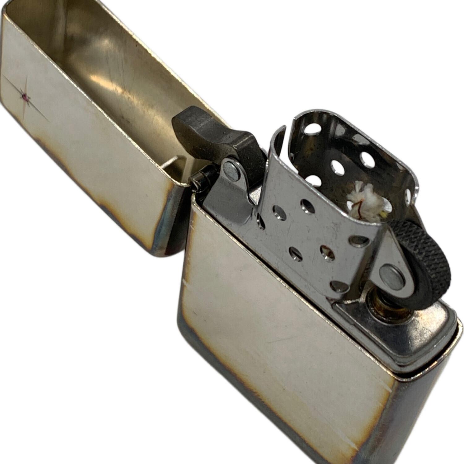 ZIPPO (ジッポ) オイルライター 天然石 変色 スターリングシルバー