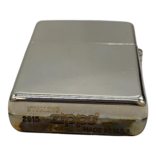 ZIPPO (ジッポ) オイルライター 天然石 変色 スターリングシルバー(SILVER925)