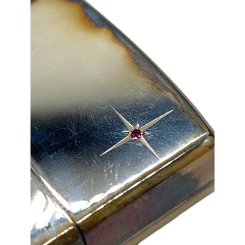ZIPPO (ジッポ) オイルライター 天然石 変色 スターリングシルバー(SILVER925)
