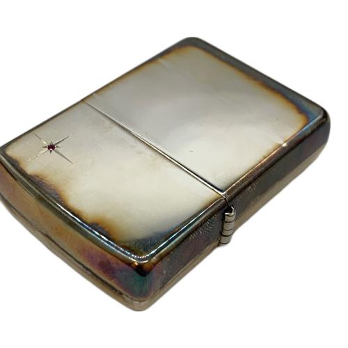 ZIPPO (ジッポ) オイルライター 天然石 変色 スターリングシルバー(SILVER925)