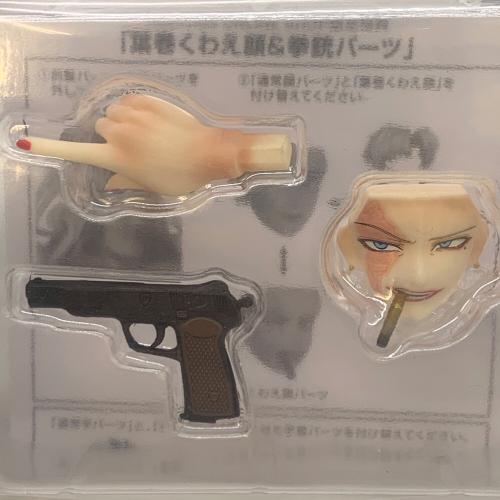 BLACK LAGOON (ブラックラグーン) フィギュア バラライカ 真紅の女帝Ver. パーツ完備・葉巻くわえ顔＆拳銃パーツ付き