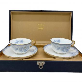 Noritake (ノリタケ) カップ&ソーサー RESONANCE BLUE 2Pセット