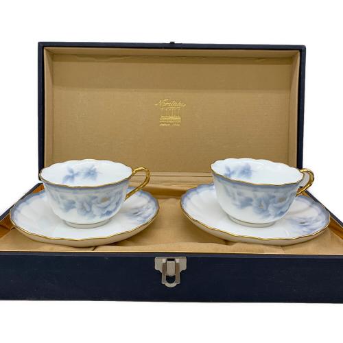 Noritake (ノリタケ) カップ&ソーサー RESONANCE BLUE 2Pセット