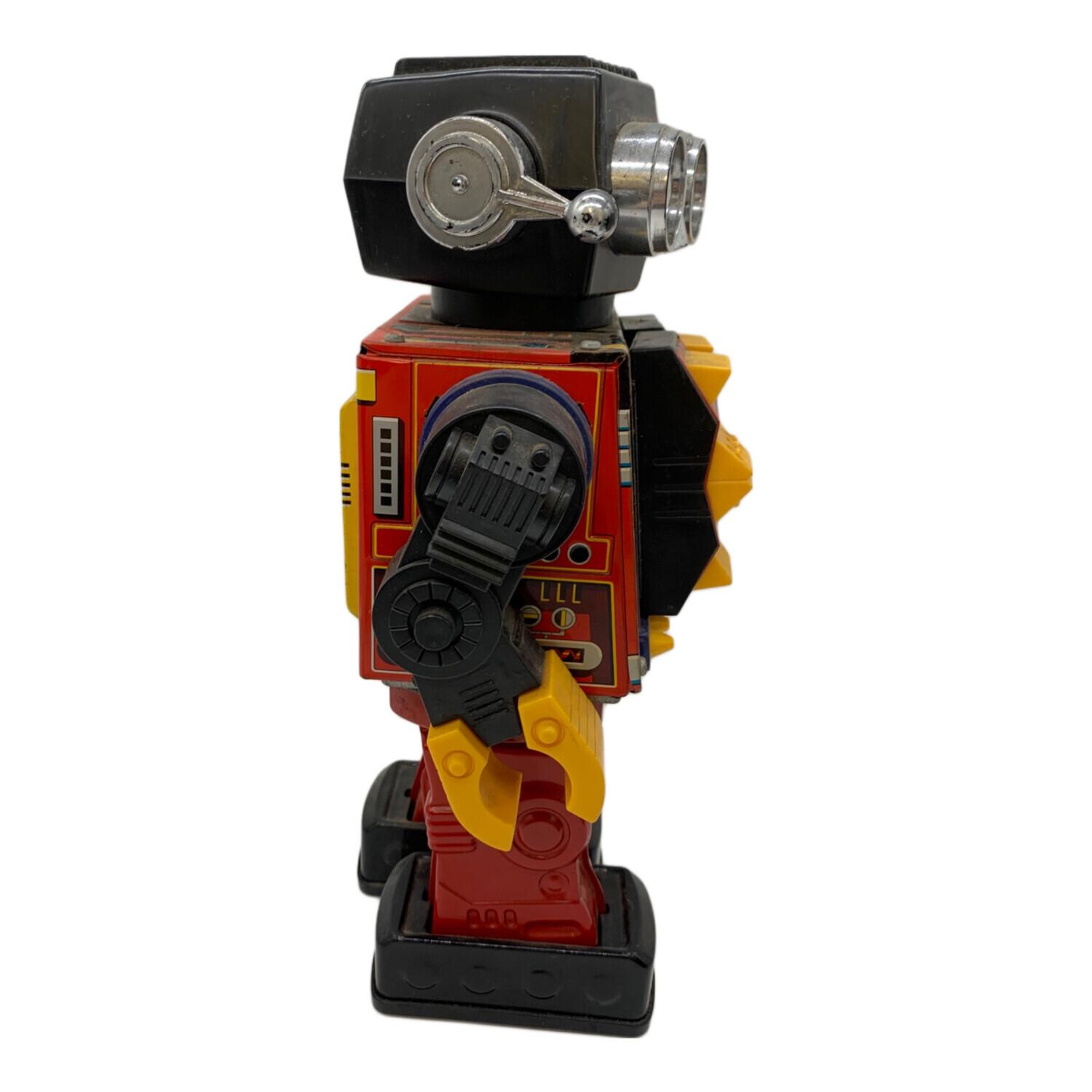 堀川玩具 (ホリカワガング) ジャンボ火星大王 ブリキ製 ヨゴレ有